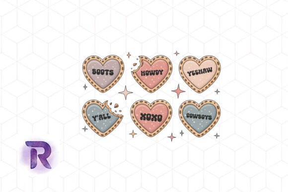 Download Western Love Hearts Valentine's Day PNG - Valentine's day png Collection