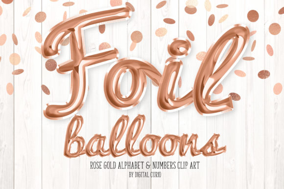 Download Rose Gold Foil Balloon Alphabet - Foil Collection
