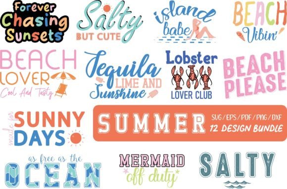 Download Retro Summer SVG PNG Bundle - Retro summer svg Collection